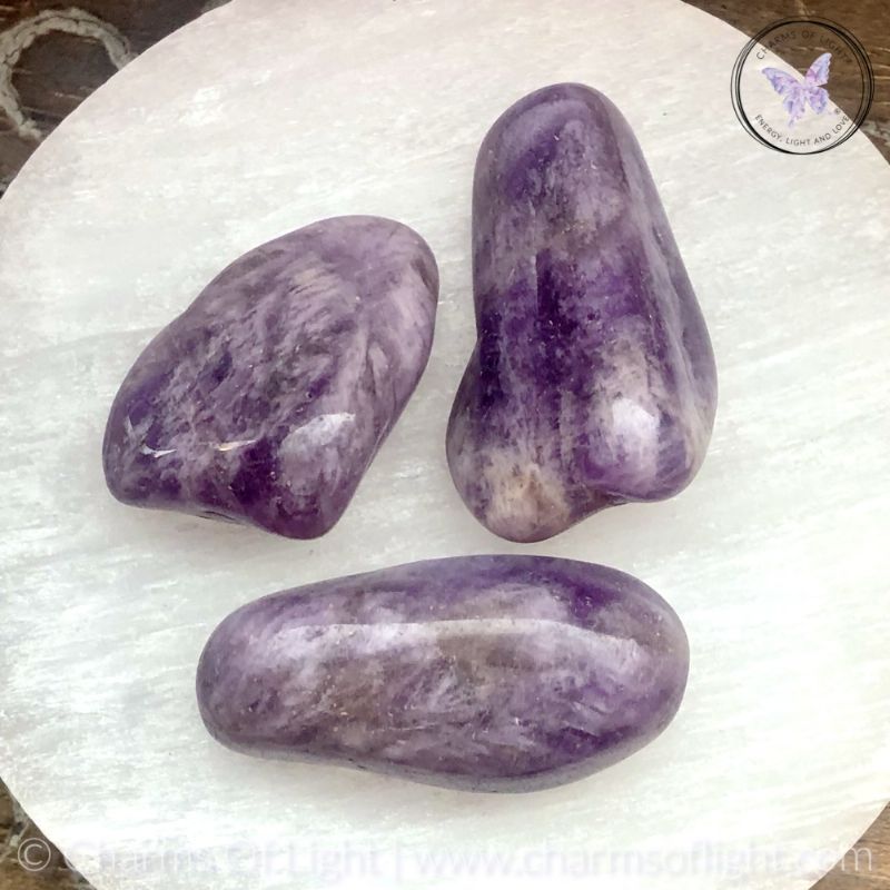 Amethyst Tumble Stone - X-Large